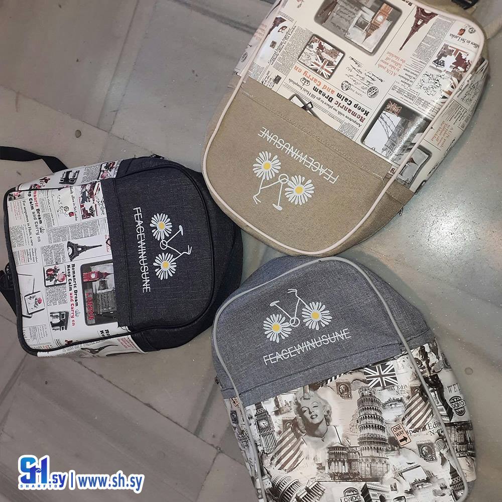 حقيبة ظهر نسائية موديل الوردة (GN Bags)