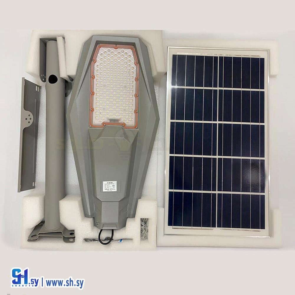 كشاف طاقة شمسية إنارة شوارع منفصل 100-200-300واط (العالمية للإنارة)