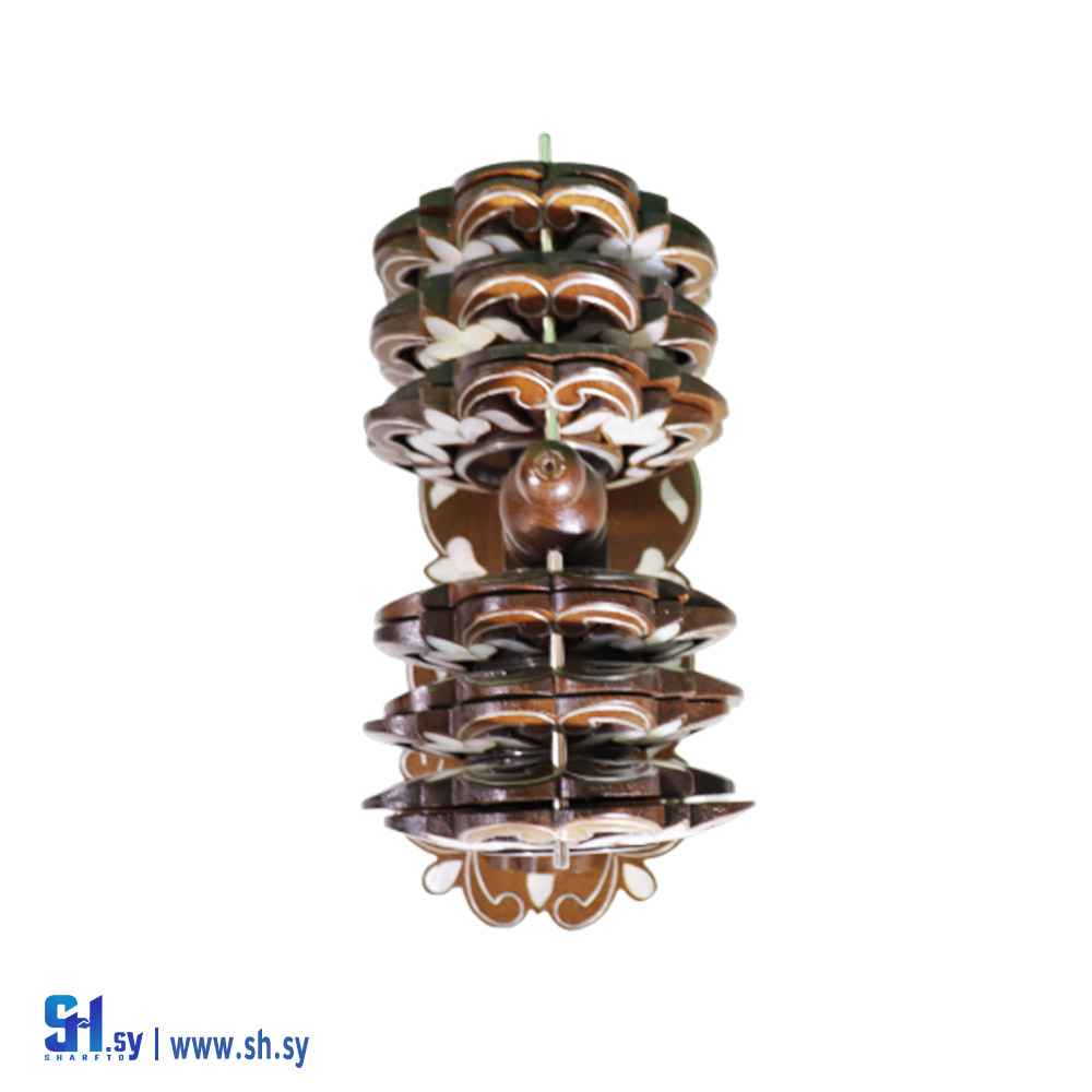 صمدية طقم صحون شاي التراثية (حاضنة دمر المركزية للفنون الحرفية)