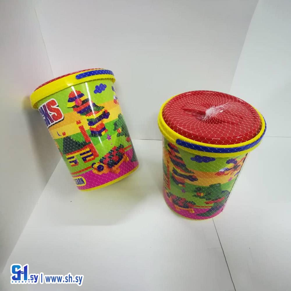 لعبة سطل المكعبات (جنة الأطفال)