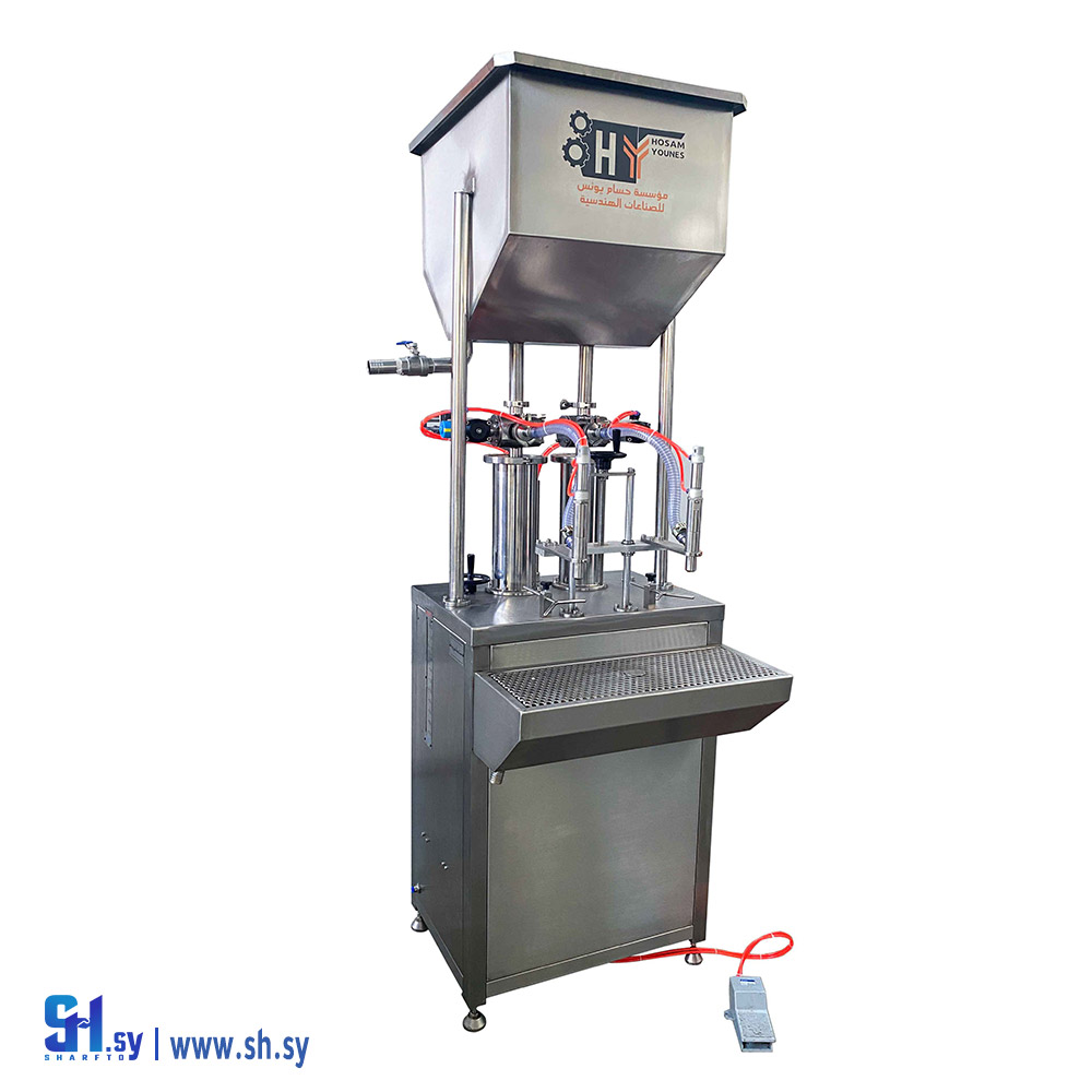 آلة تعبئة سوائل (مؤسسة حسام يونس للصناعات الهندسية)