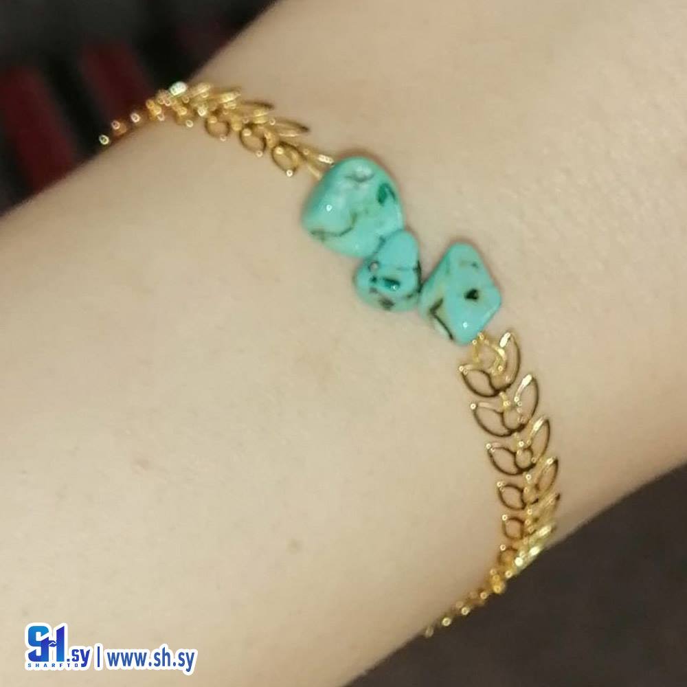 اسوارة الحجر الفيروزي (Nour Accessories)