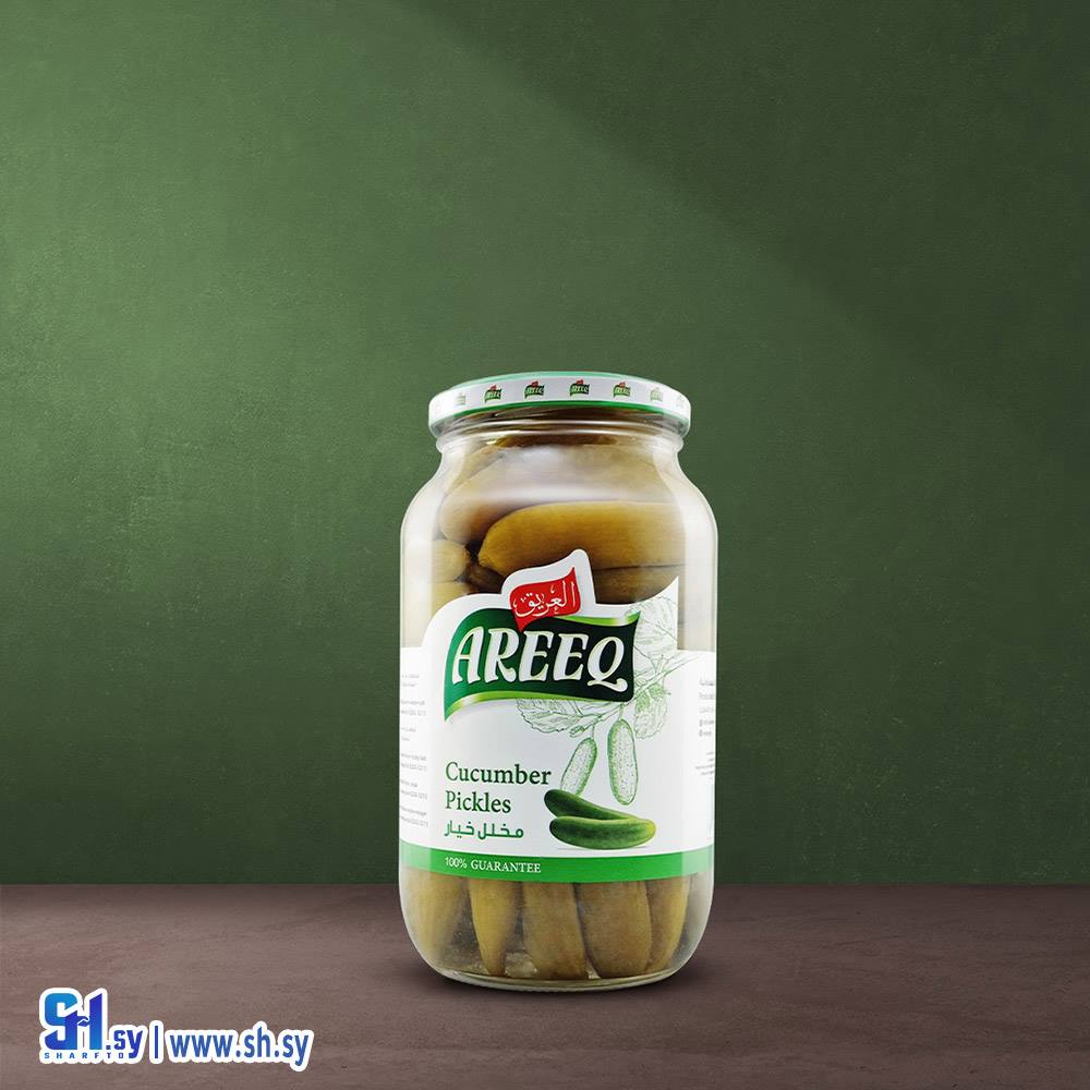 مخلل خيار 600غ  عبوة زجاج (العريق)