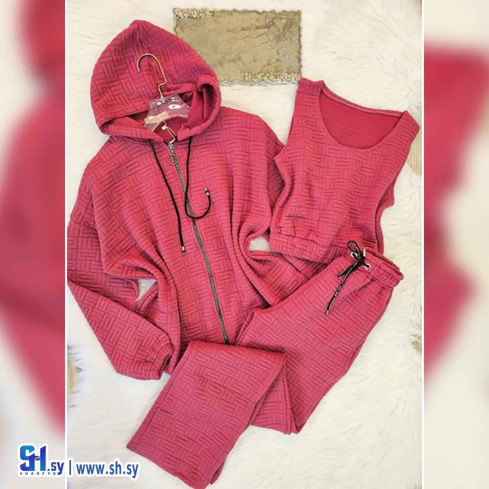 بيجامة نسائي 3 قطع (ميرا فاشن)