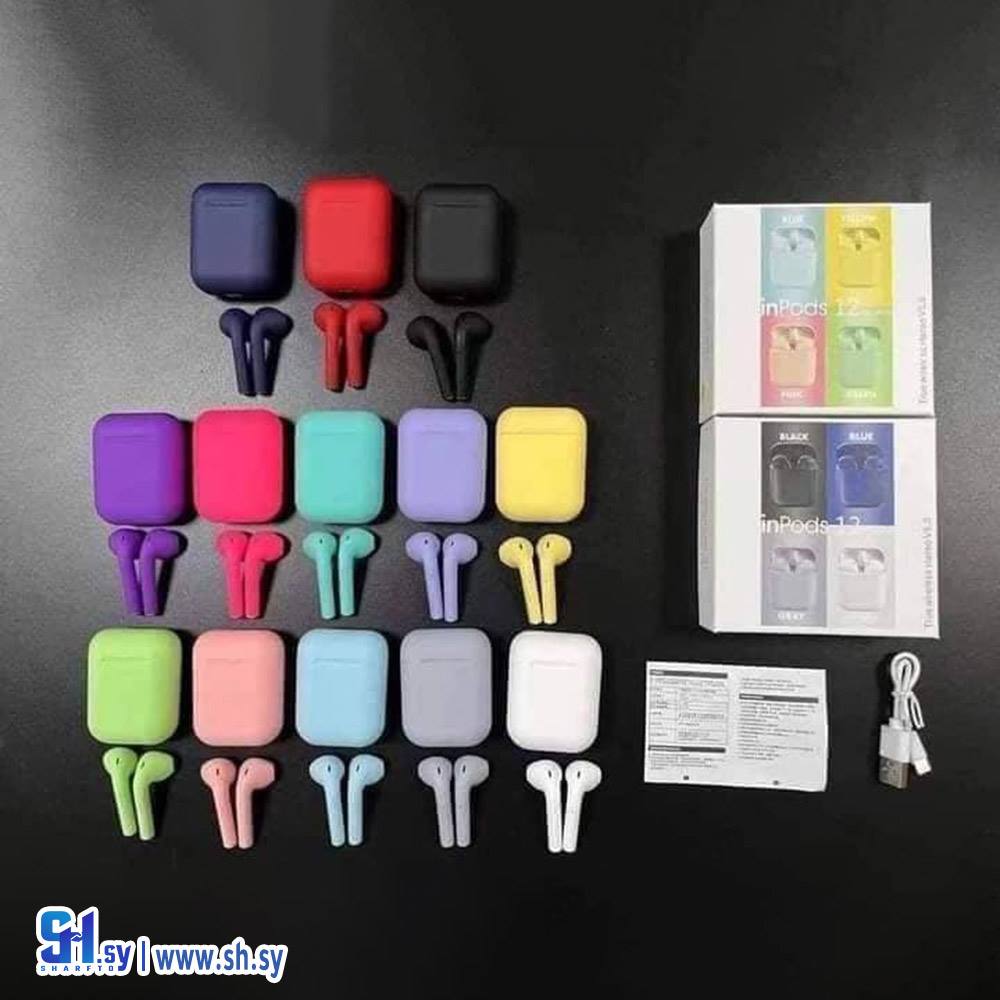 سماعه i12 TWS (زمرد للأتصالات)