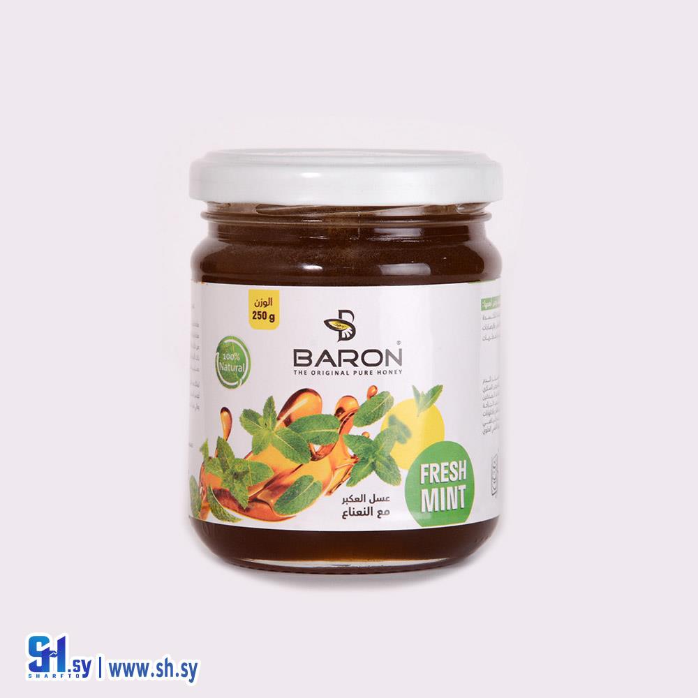 عسل العكبر مع النعناع (عسل البارون)