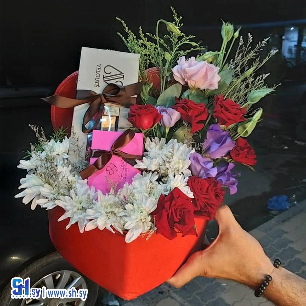 تزيين بوكس ورود (ازهار غولدن روز)