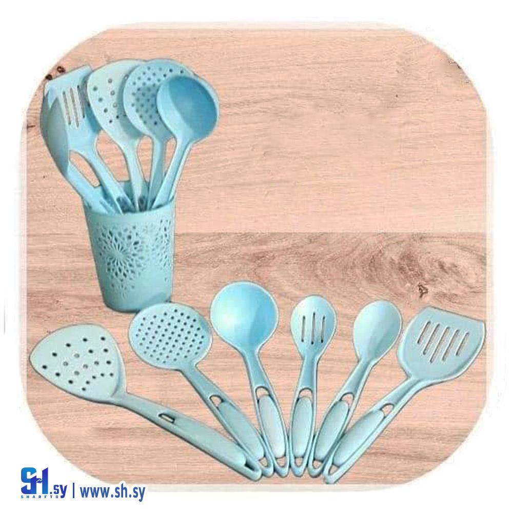 طقم ملاعق سكب (حديد)