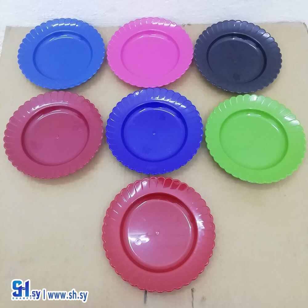 صحن بلاستيك مدور (بلاستيك الخان)