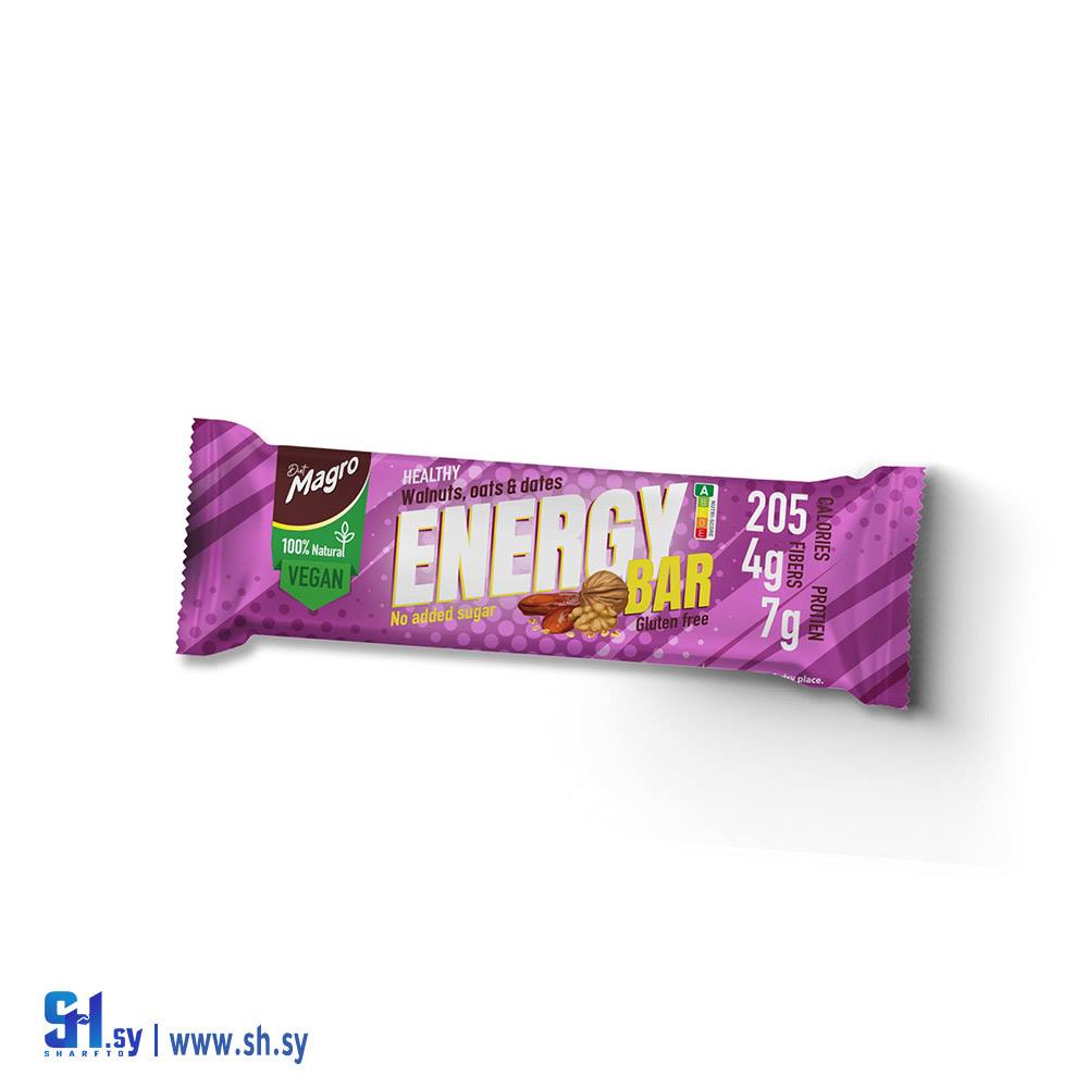 بسكويت انيرجي بار بالجوز والشوفان والتمر (vill)