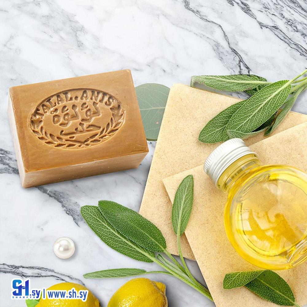 صابونة غار بزيت الليمون (لؤلؤة حلب)