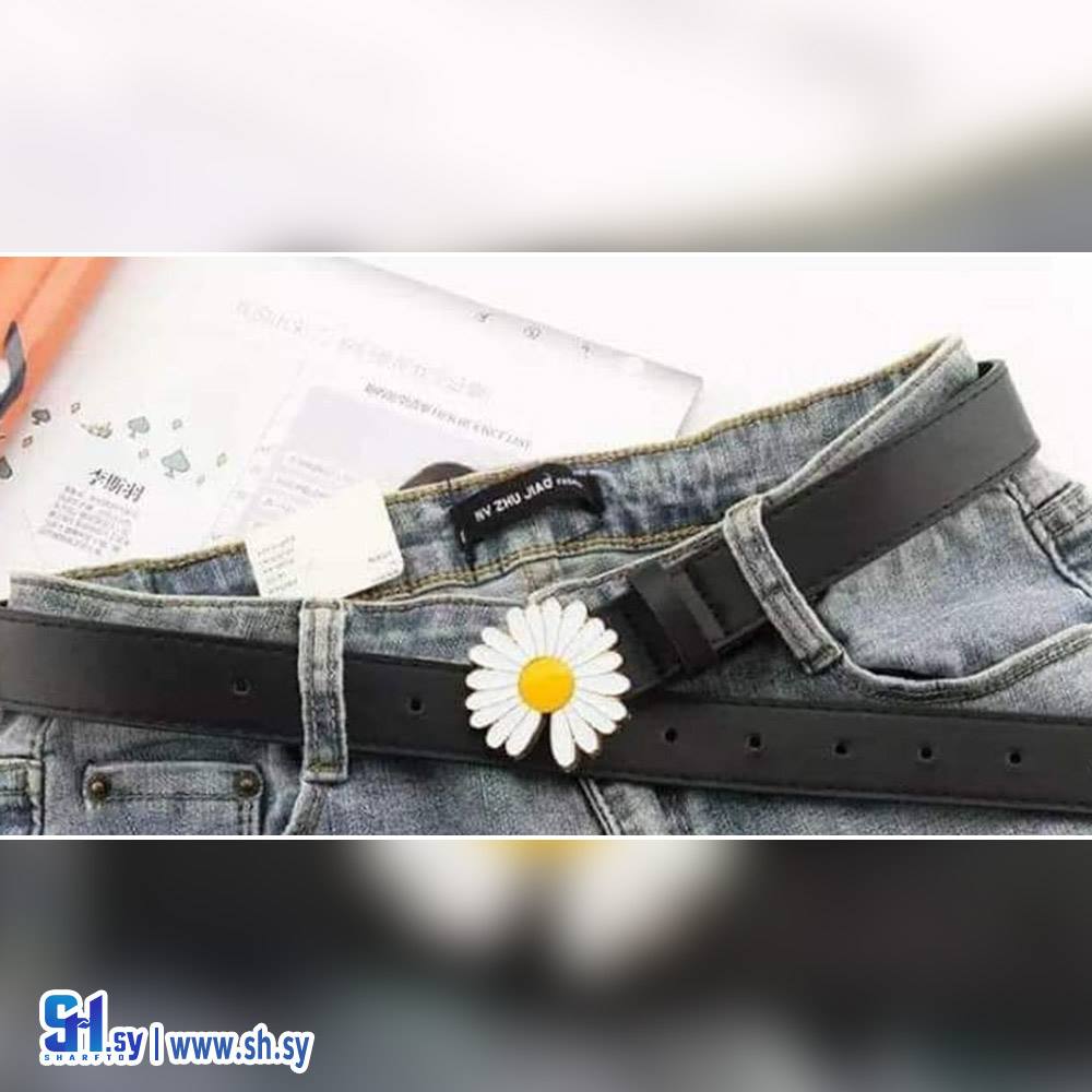 حزام نسائي رفيع زهرة الأقحوان  (Sabaya)