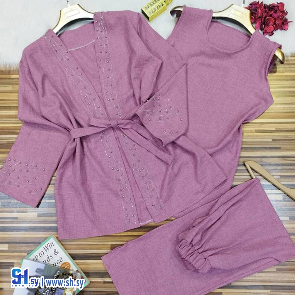 طقم نسائي 3 قطع طويل (لو)