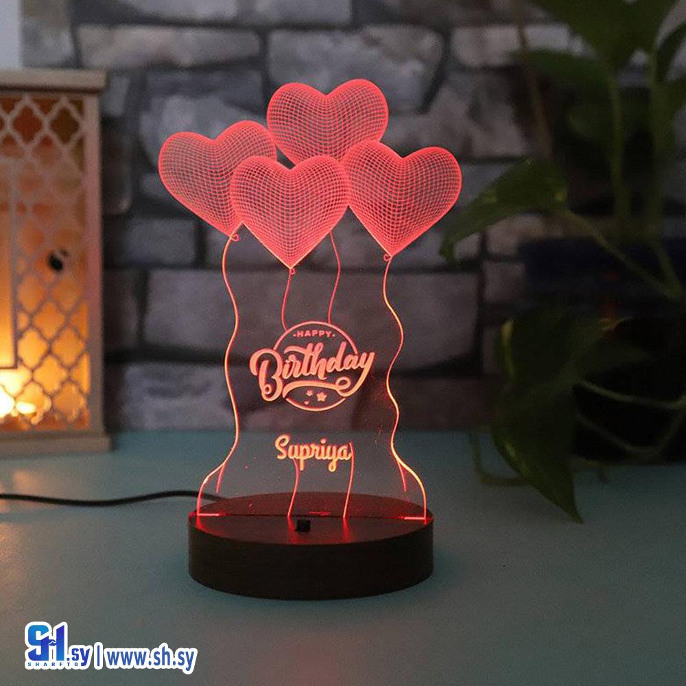 لمبدير عيد ميلاد 4 (Plexi Art gifts)