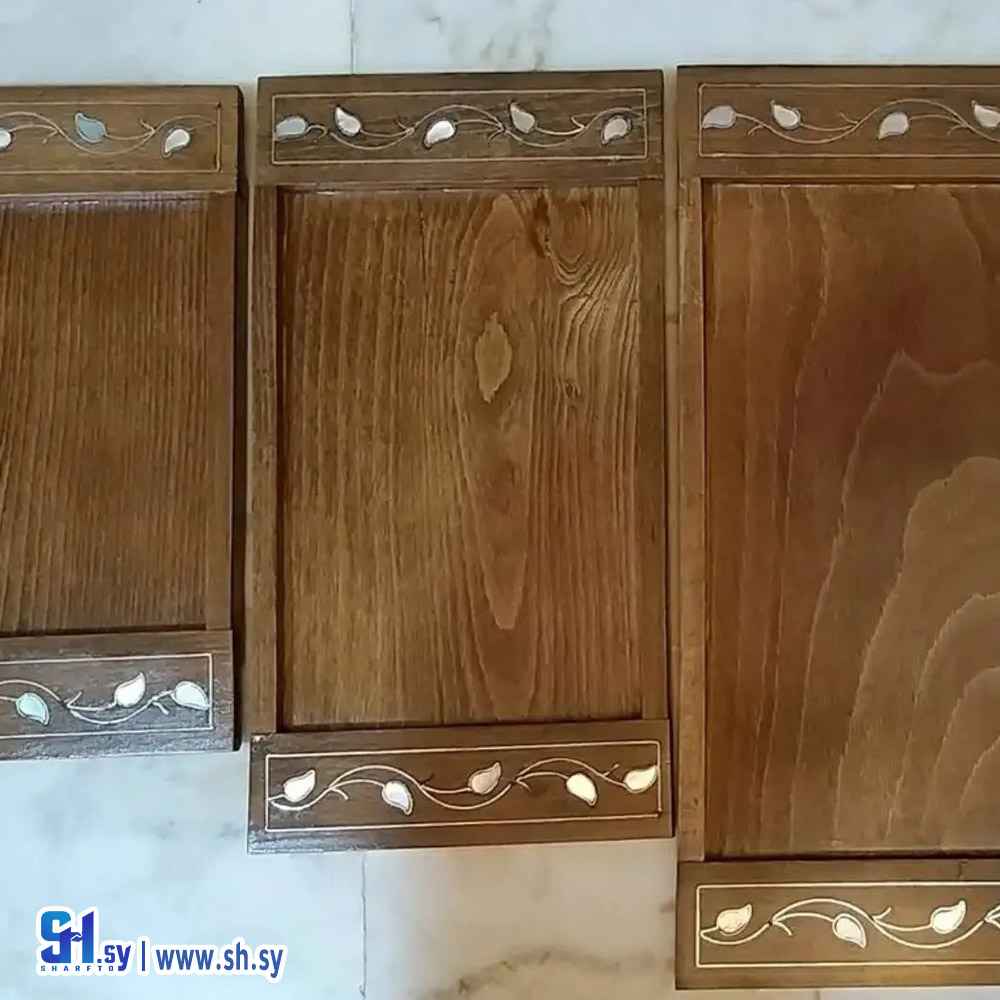 طقم صواني ضيافة موديل 2 (Touch Art By Rafah Midani)