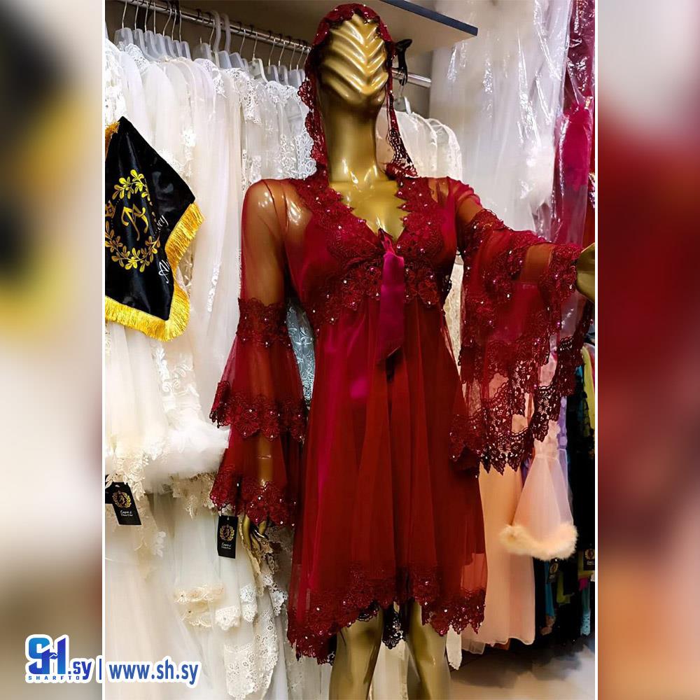 طقم عرايسي تول مع غبير (لانجري اي جي)