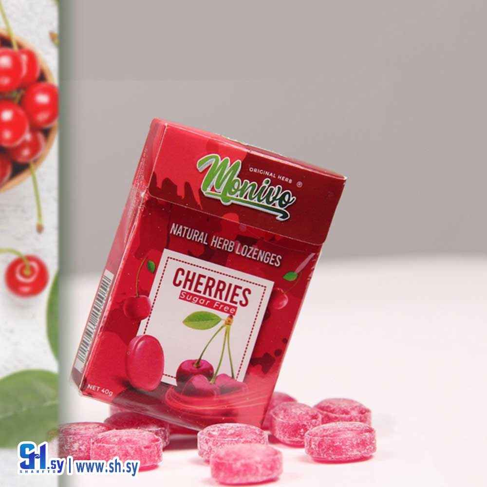أقراص مص بنكهة الكرز (مونيفو)