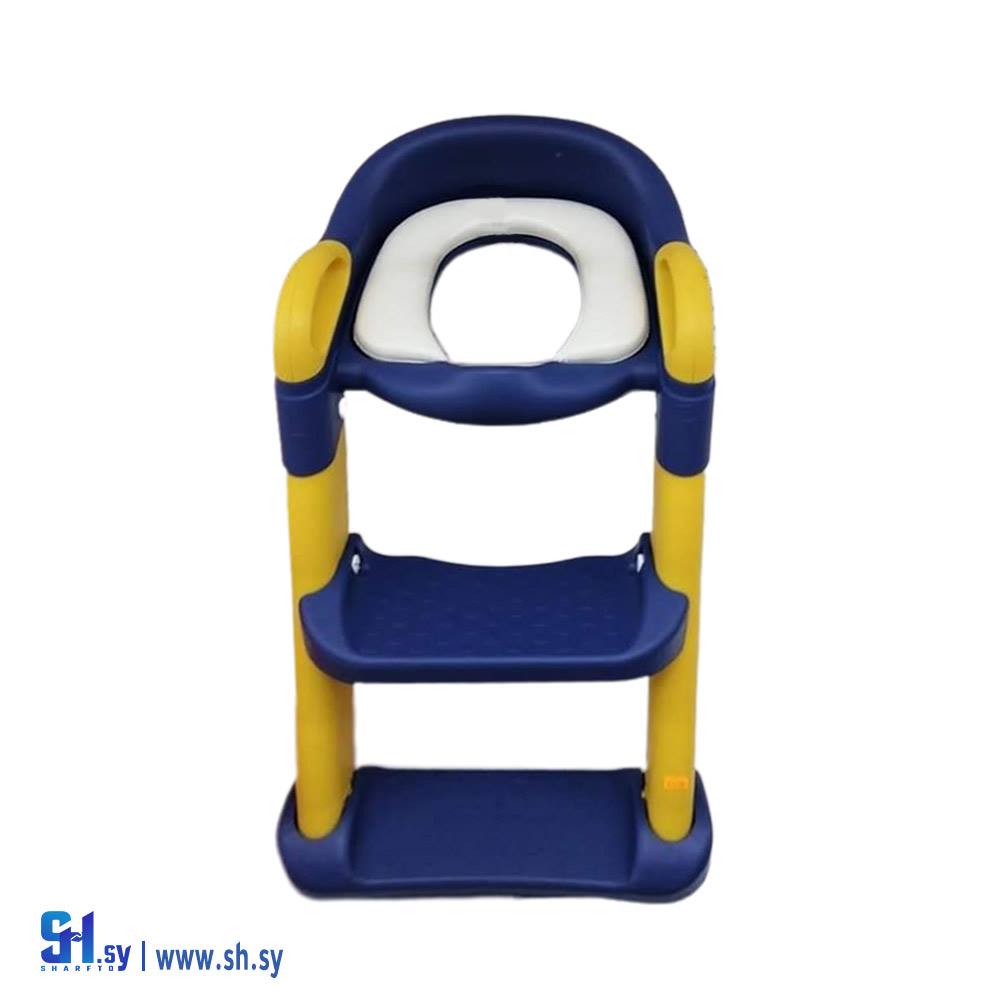 مقعد تدريب للاطفال مع سلم متدرج لكرسي مرحاض للأطفال الصغار (sidra shop)