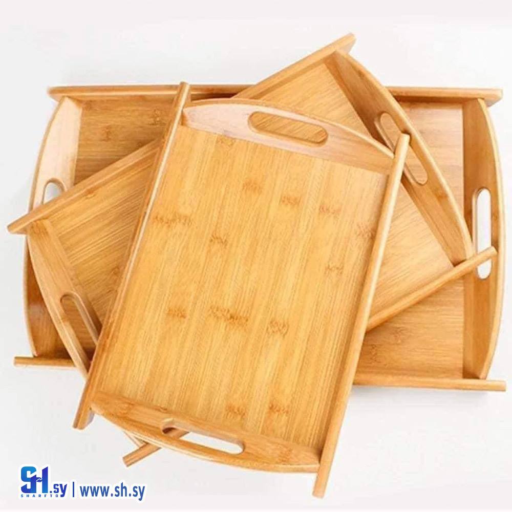 طقم صواني خشب جامبو (بيتنا للأدوات المنزلية)