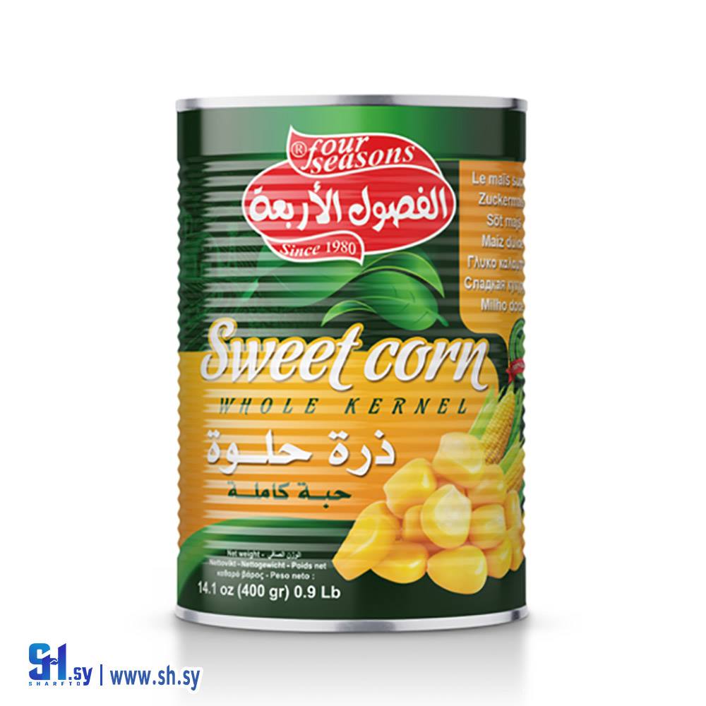 ذرة حلوة حبة كاملة 400غ (الفصول الأربعة)