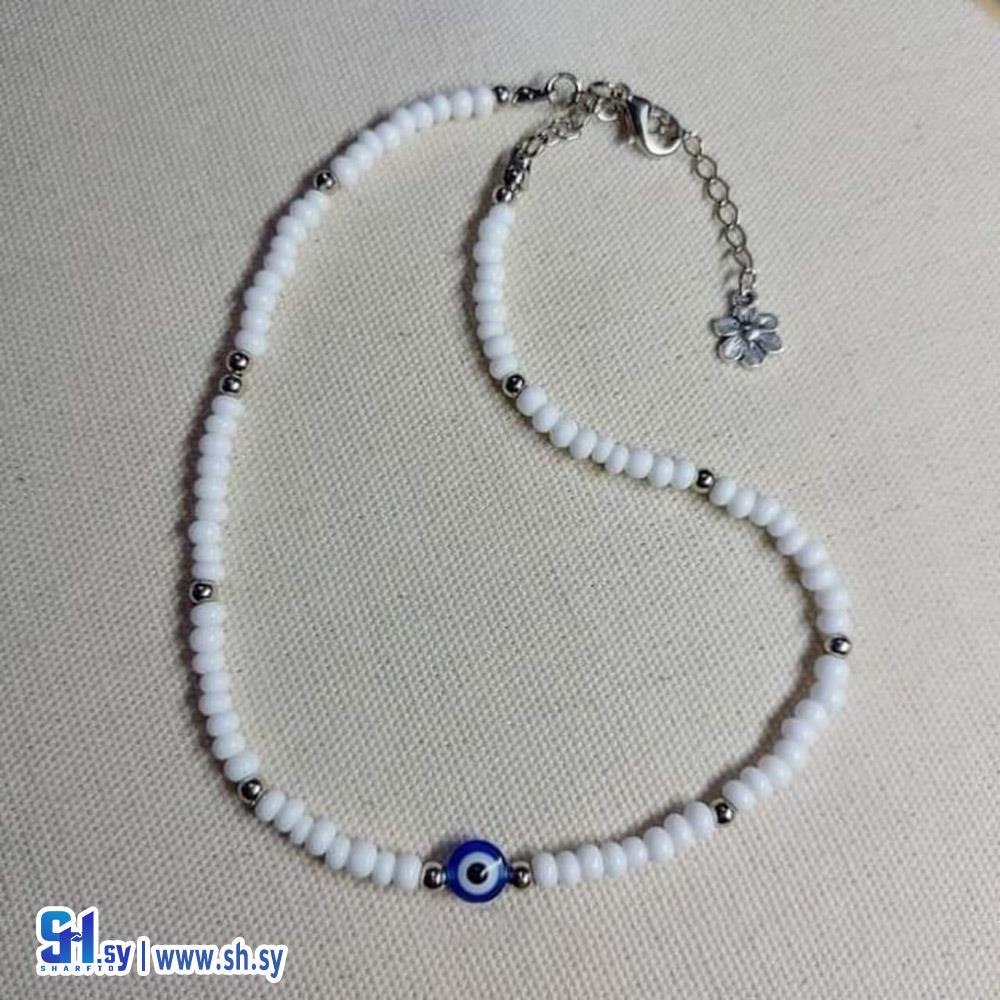 قلادة خرزة زرقاء 1 (EVA STORE)