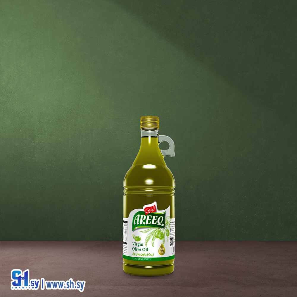 زيت زيتون بكر أول  500مل عبوة زجاج (العريق)