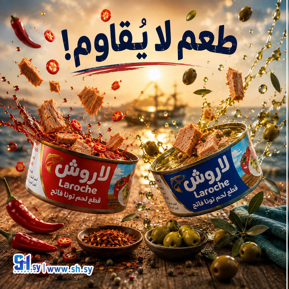 طون لاروش حار - تونا لاروش حارة - شركة لاروش للاغذية دمشق
