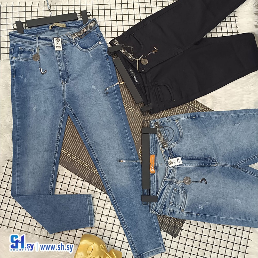 بنطال جينز نسائي موديل 1591 (A.D fashion store)