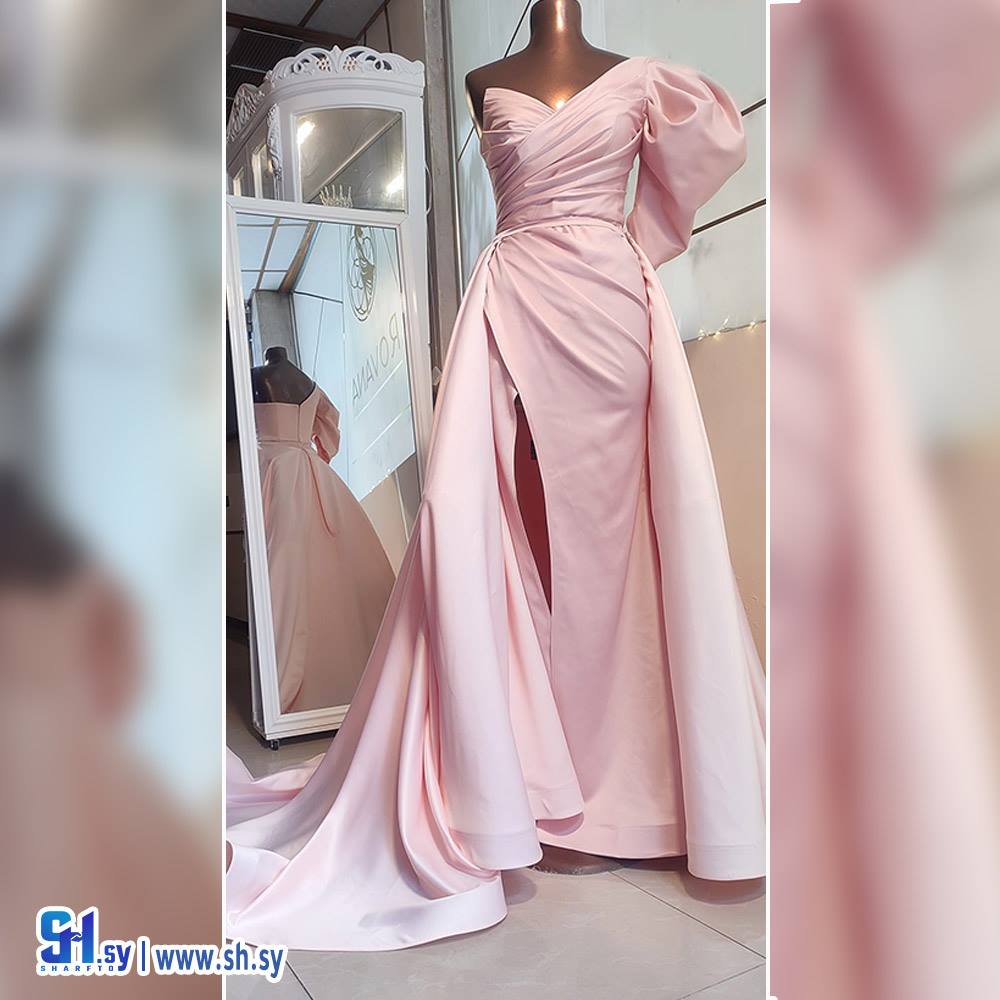 فستان تفاحي سادة (روفانا ستايل)