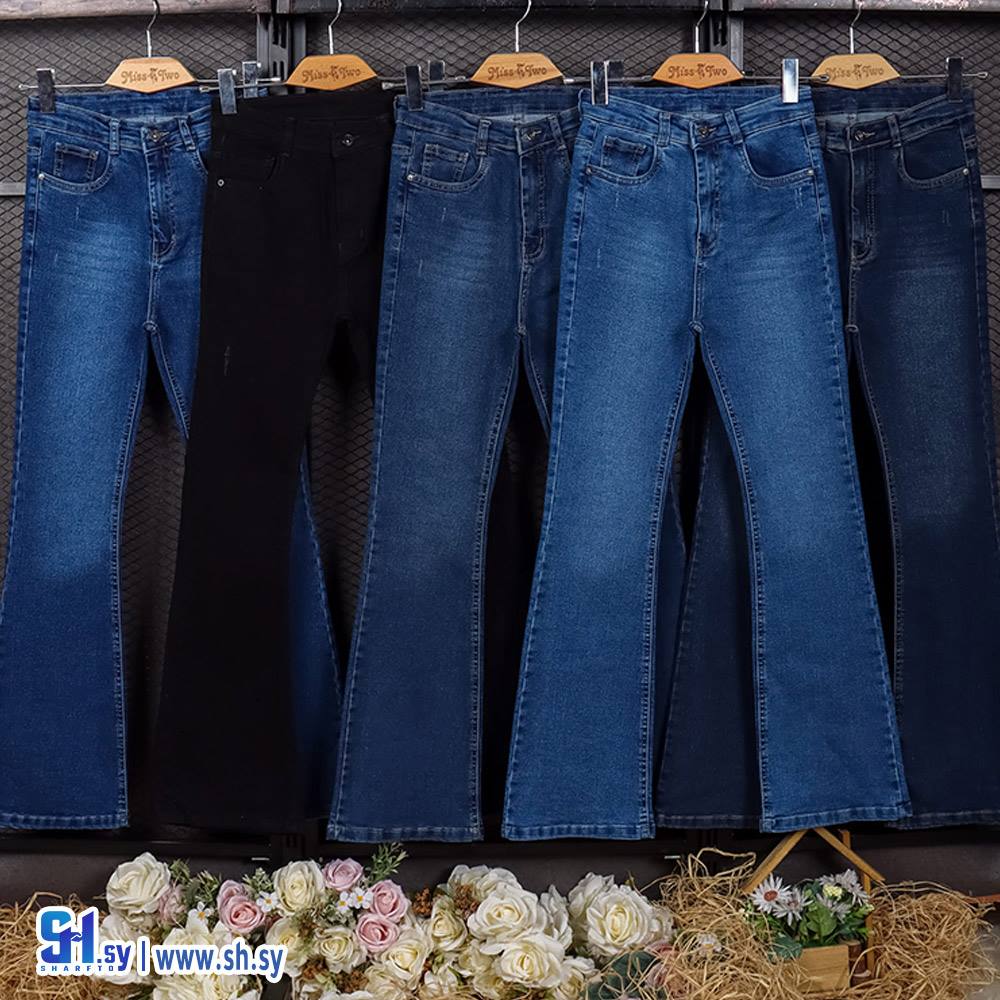 بنطال جينز نسائي موديل 1214 (MISS TWO)
