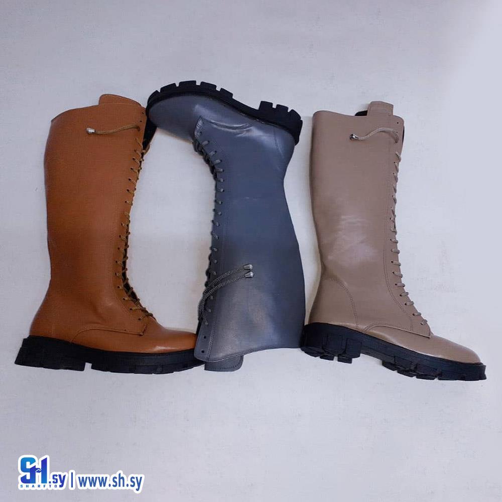 حذاء نسائي ساق طويل (أحذية الكأس)
