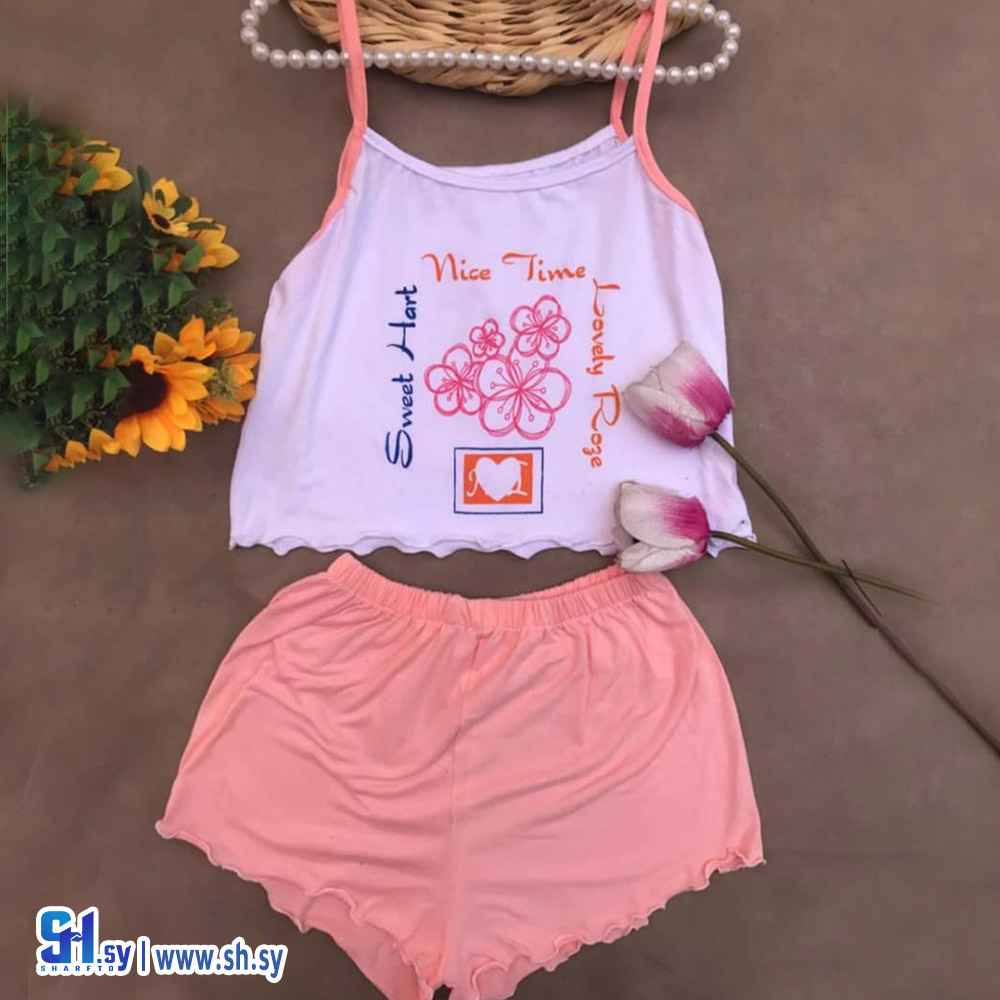 طقم شورت نسائي (Mc)