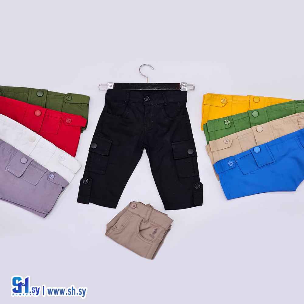 بنتكور صبياني كتان موديل 12141 (زمار مود)