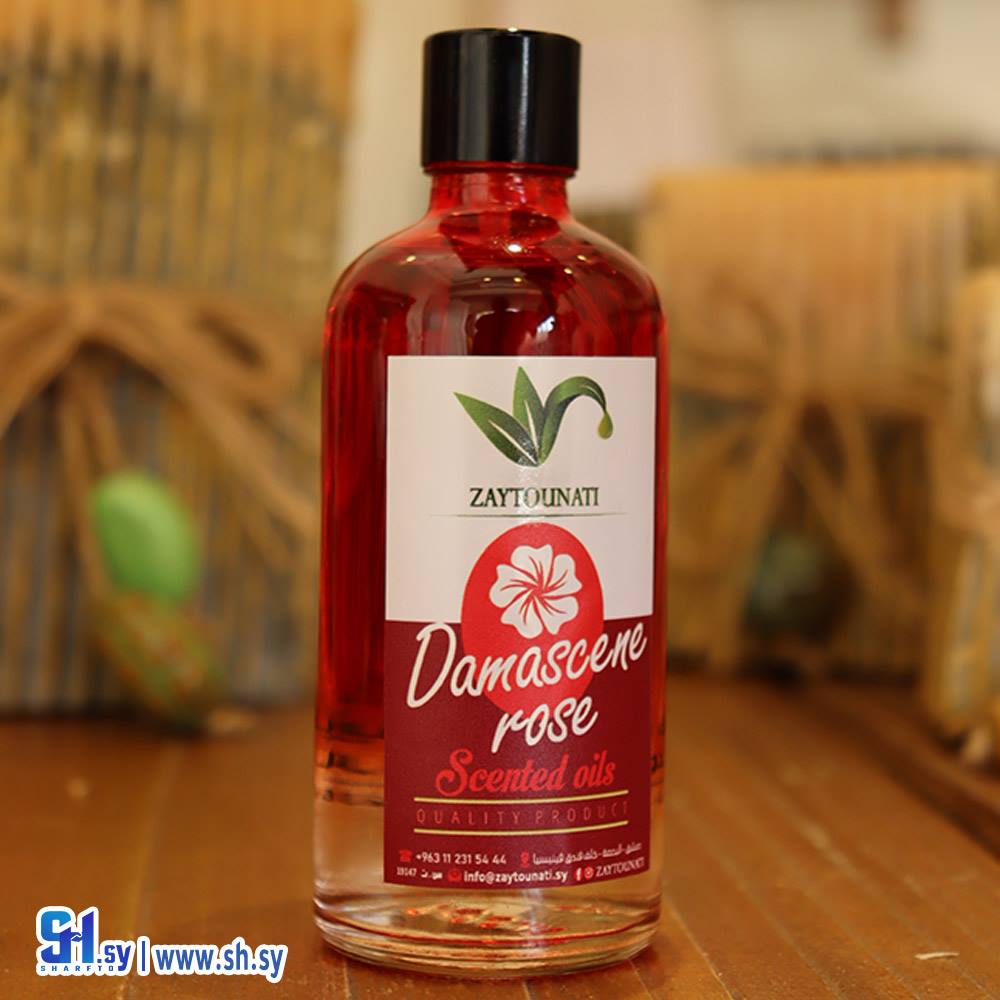 زيت عطري مخلوط برائحة الورد الدمشقية (زيتونتي)