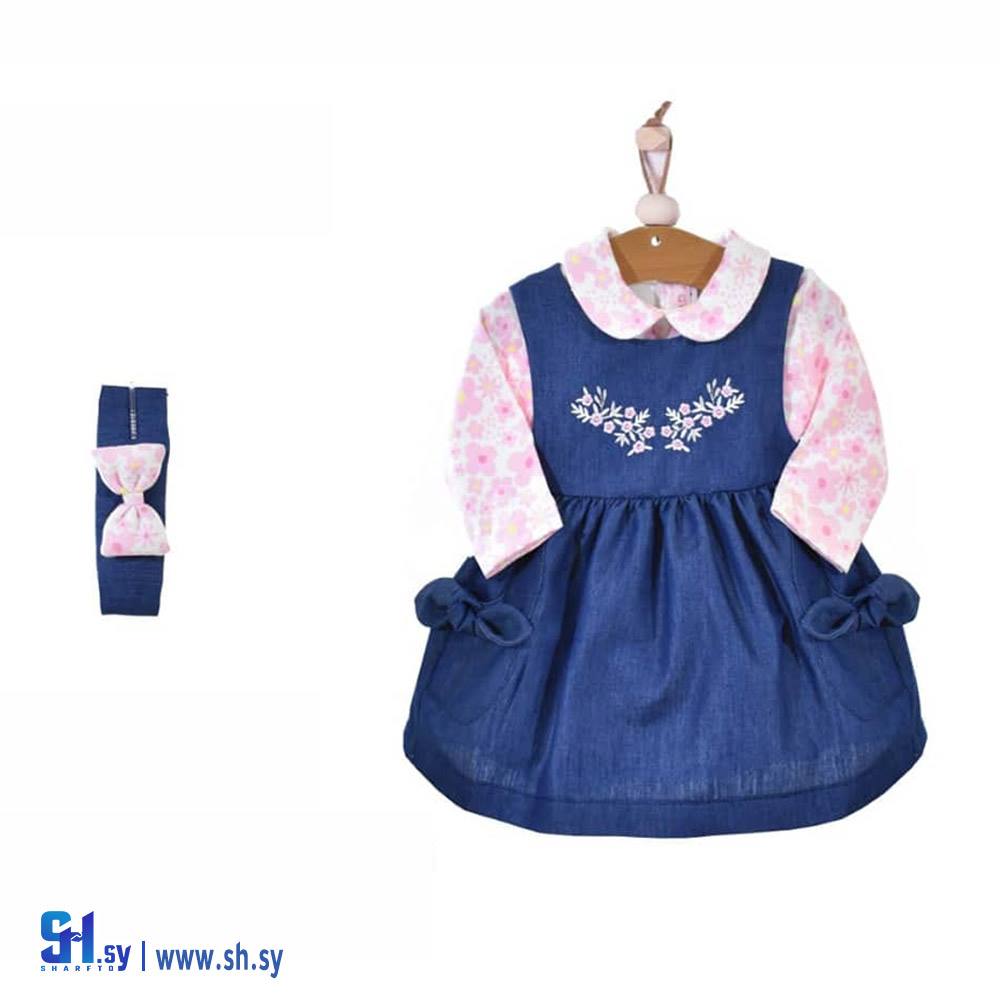 فستان بناتي موديل 7774 (عقاد بيبي)