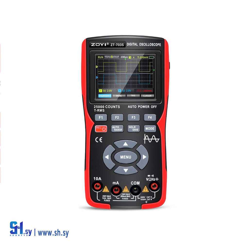 افو ميتر OSCILOSCOPE 3 IN 1 ZT-703S 50MHz (قطرنجي للالكترونيات)