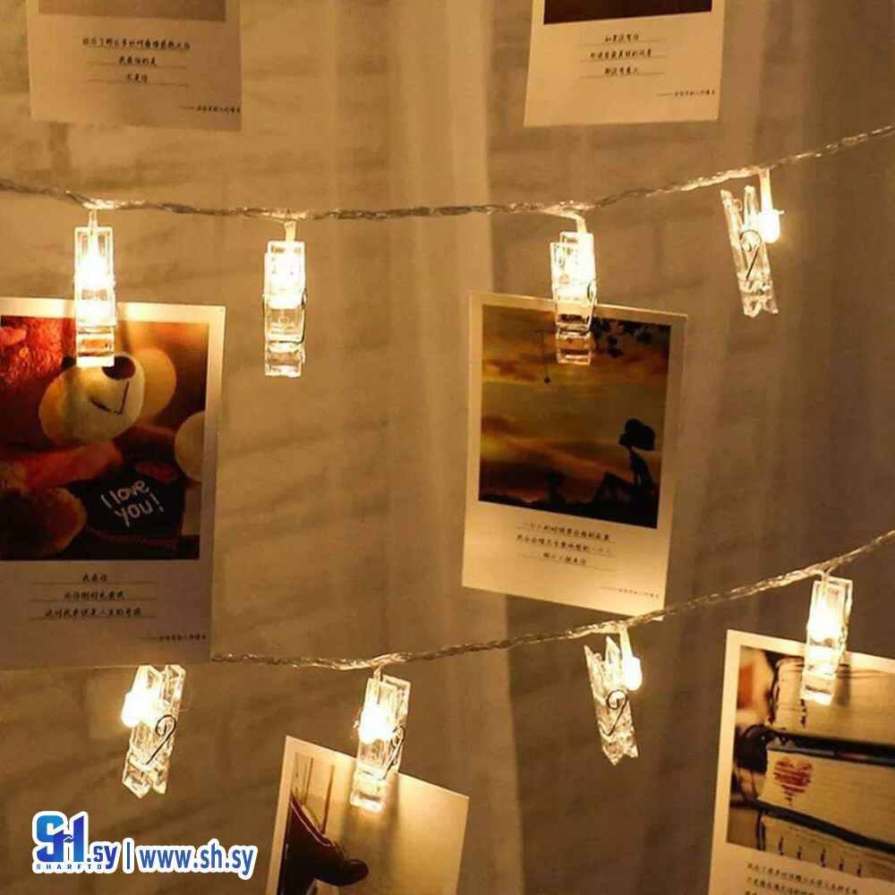 حبل ملاقط مضيء (Aljabi Shopping‎‏ )