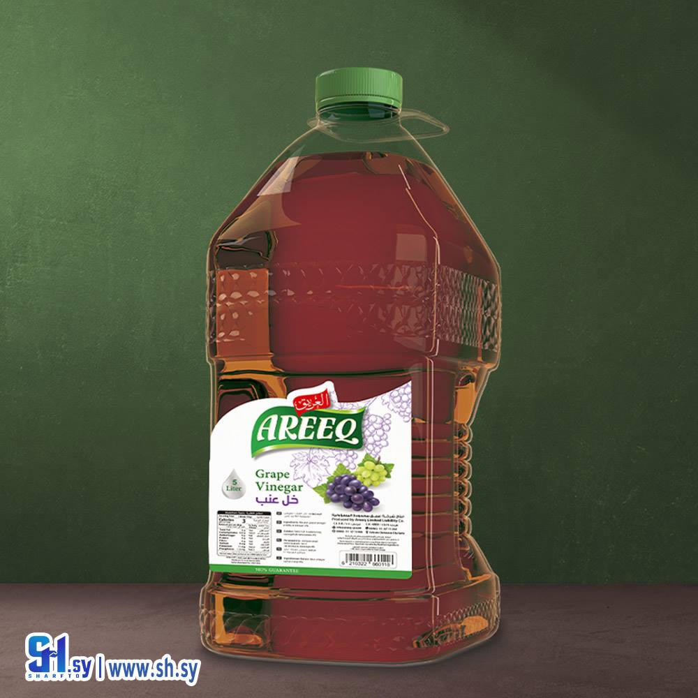 خل عنب 5لتر عبوة بلاستيك (العريق)