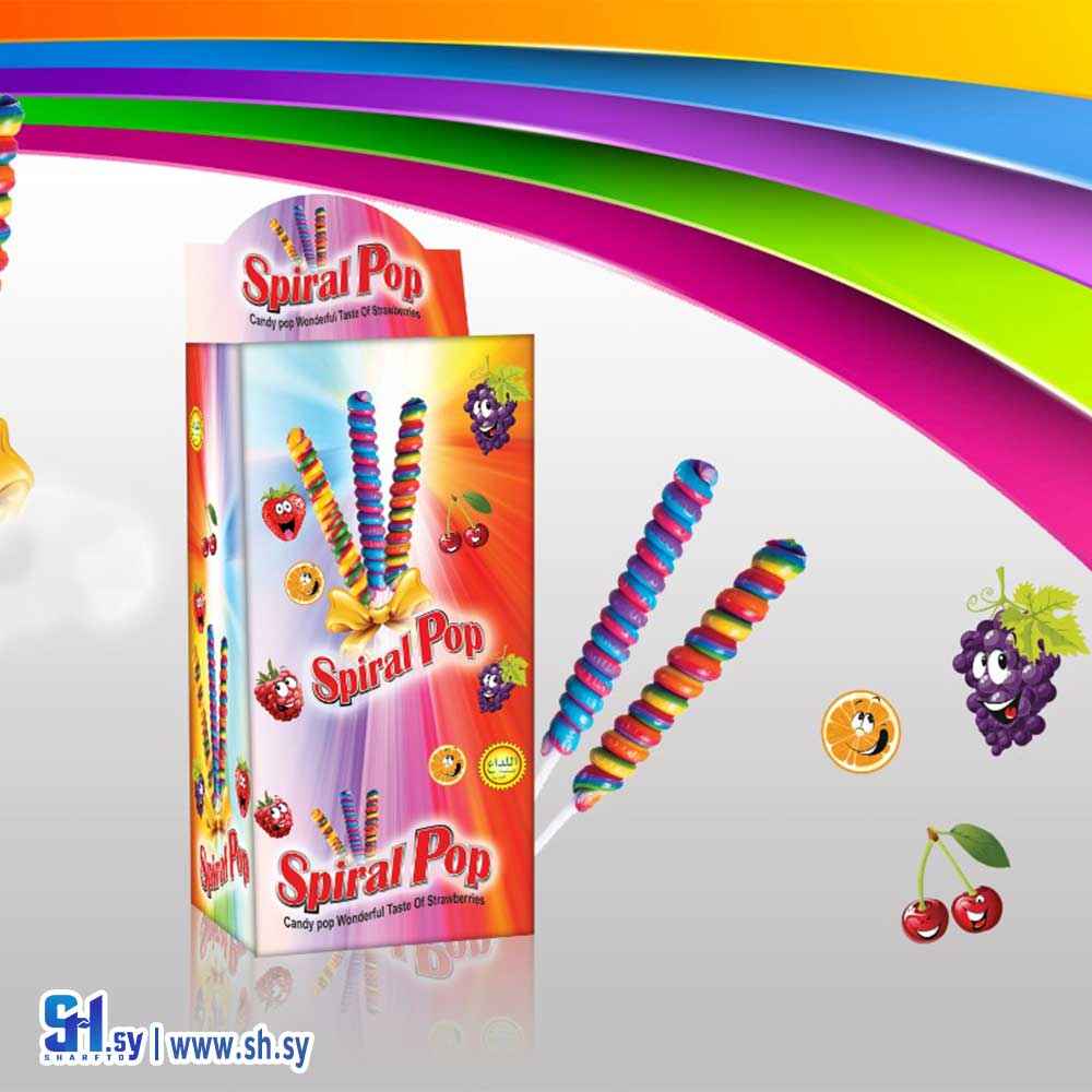 مصاصة Spiral pop (مارشمللو لاند)