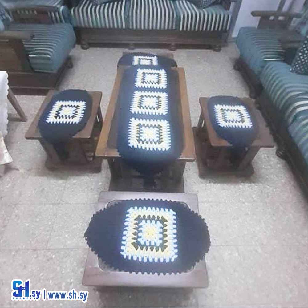 غطاء طاولة يدوي (مريم الخلف)