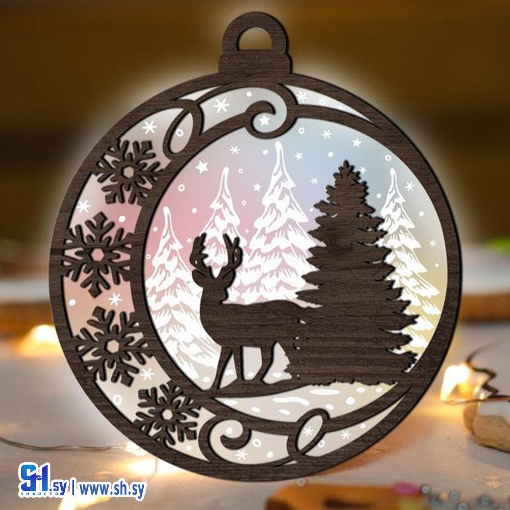 تعليقات خشبية رأس السنة  (SUltana)