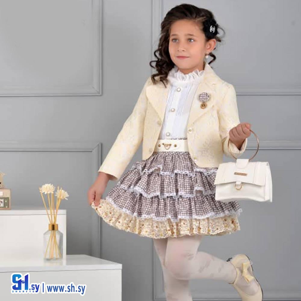 فستان بناتي موديل 2418 (أرمنازي للألبسة)