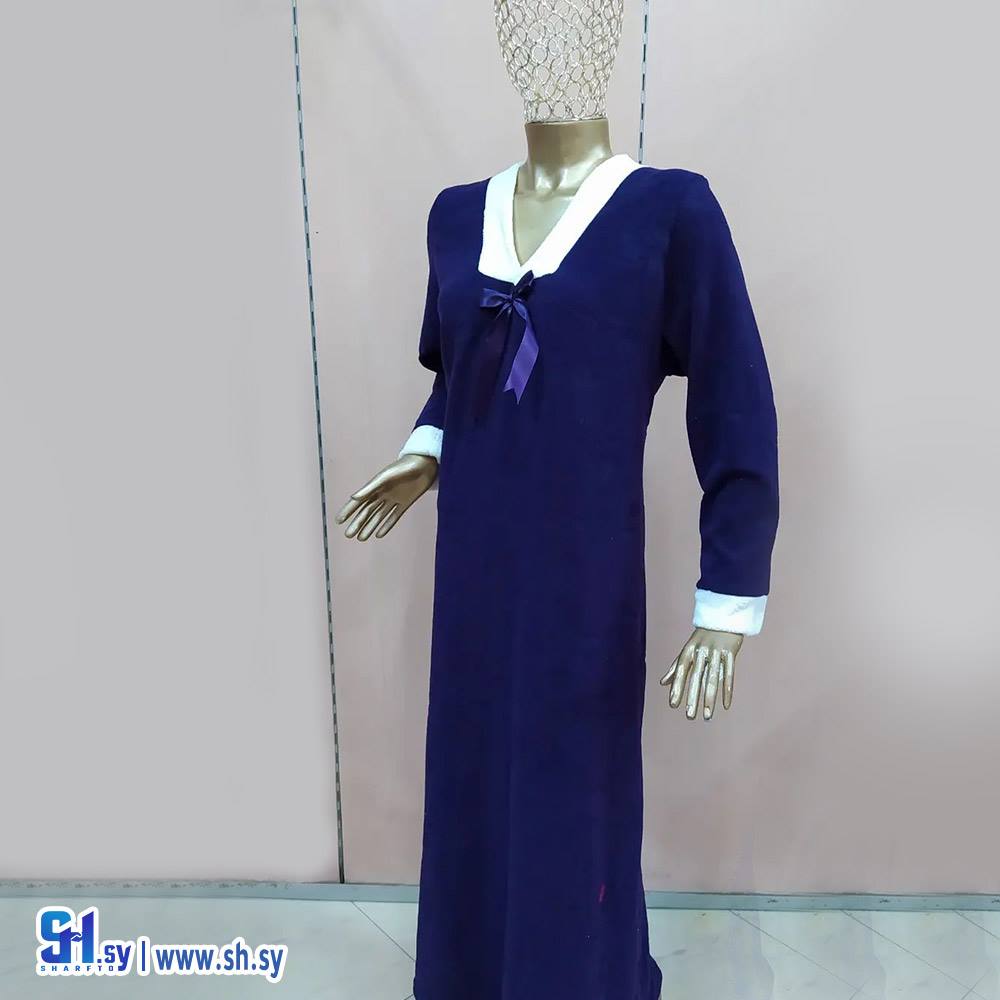 قميص نوم نسائي مخمل موديل 2 (لانجري جوري)