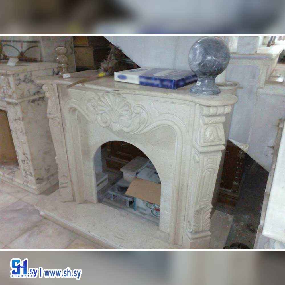 مدفئة حجر 2 (معامل سويد للرخام والغرانيت والسراميك)