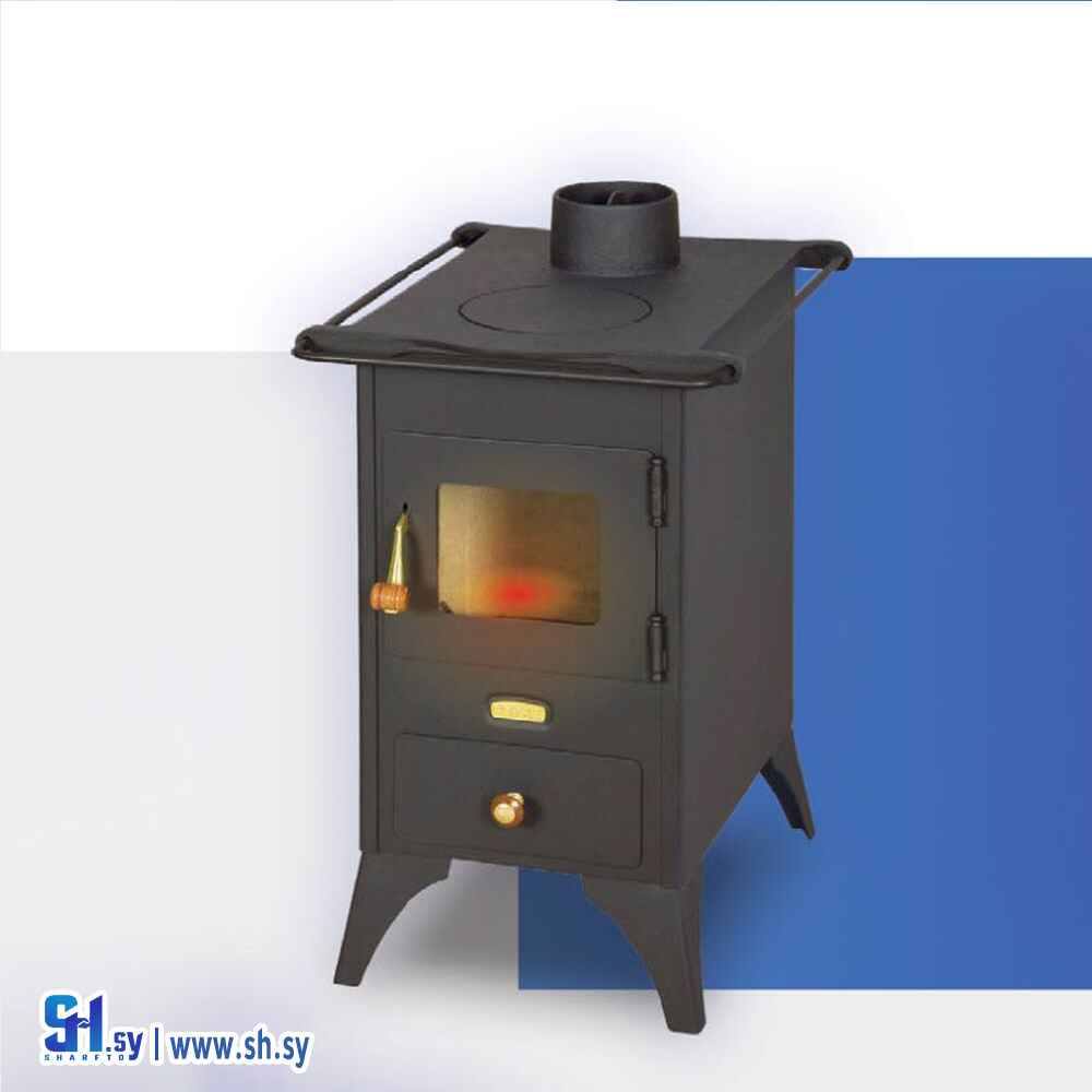 مدفأة حطب بفرن للاستخدام المنزلي(الأوائل)