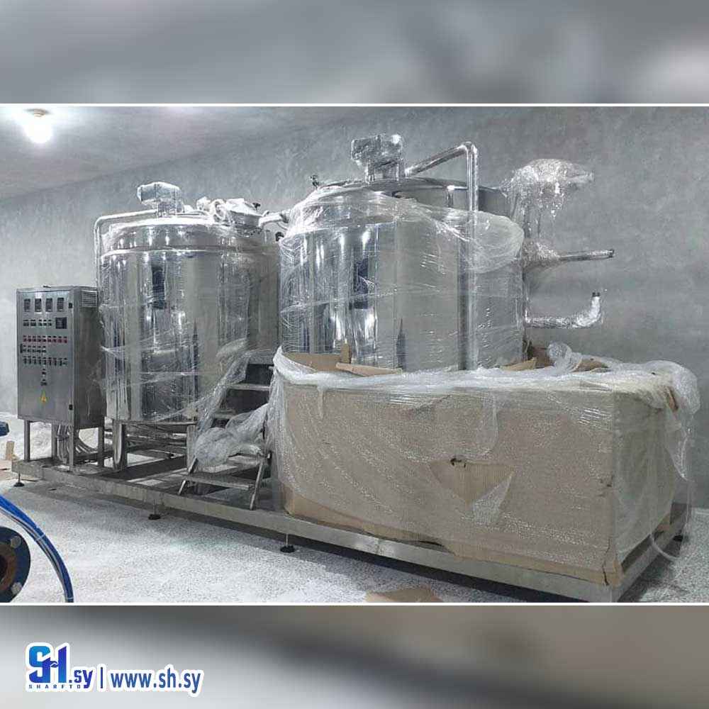 خط أنتاج حليب منكه بودرة (الإتحاد السوري)