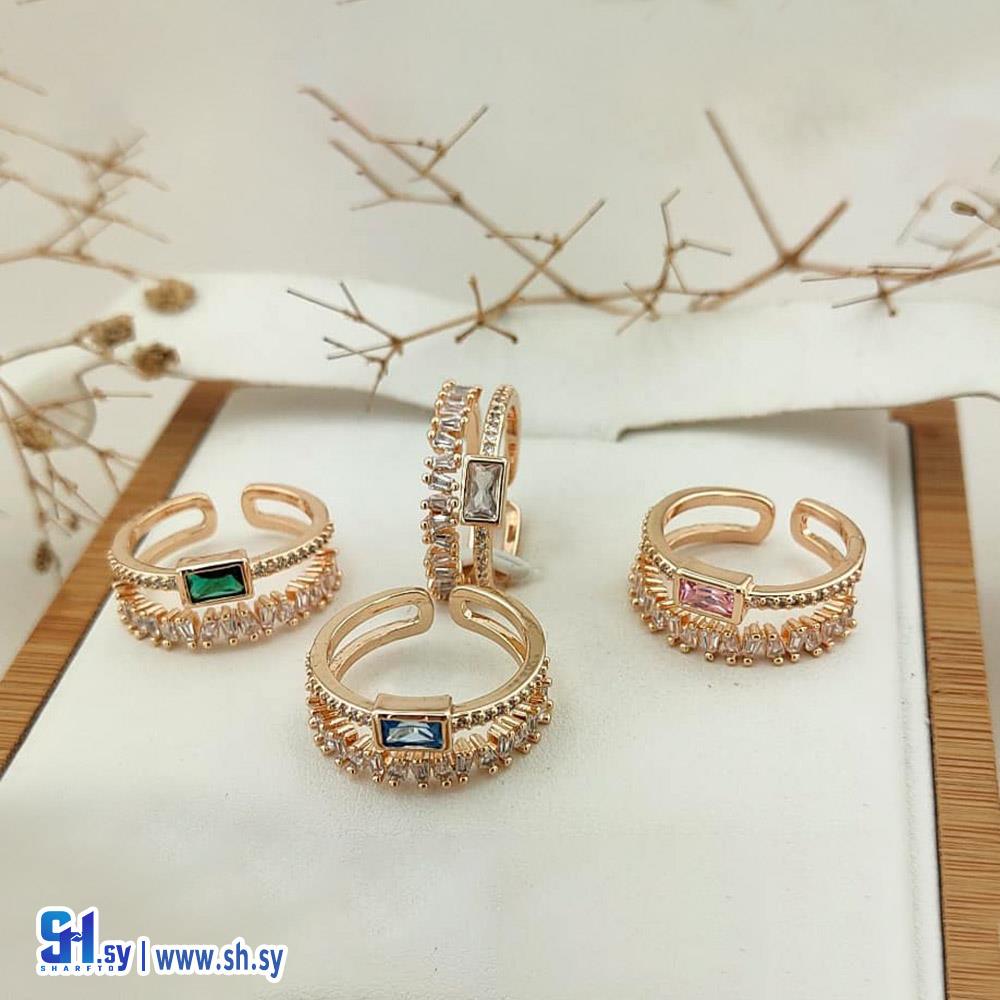 خاتم الطبقتين المميز (Elegance&Zena lashes&Brows)