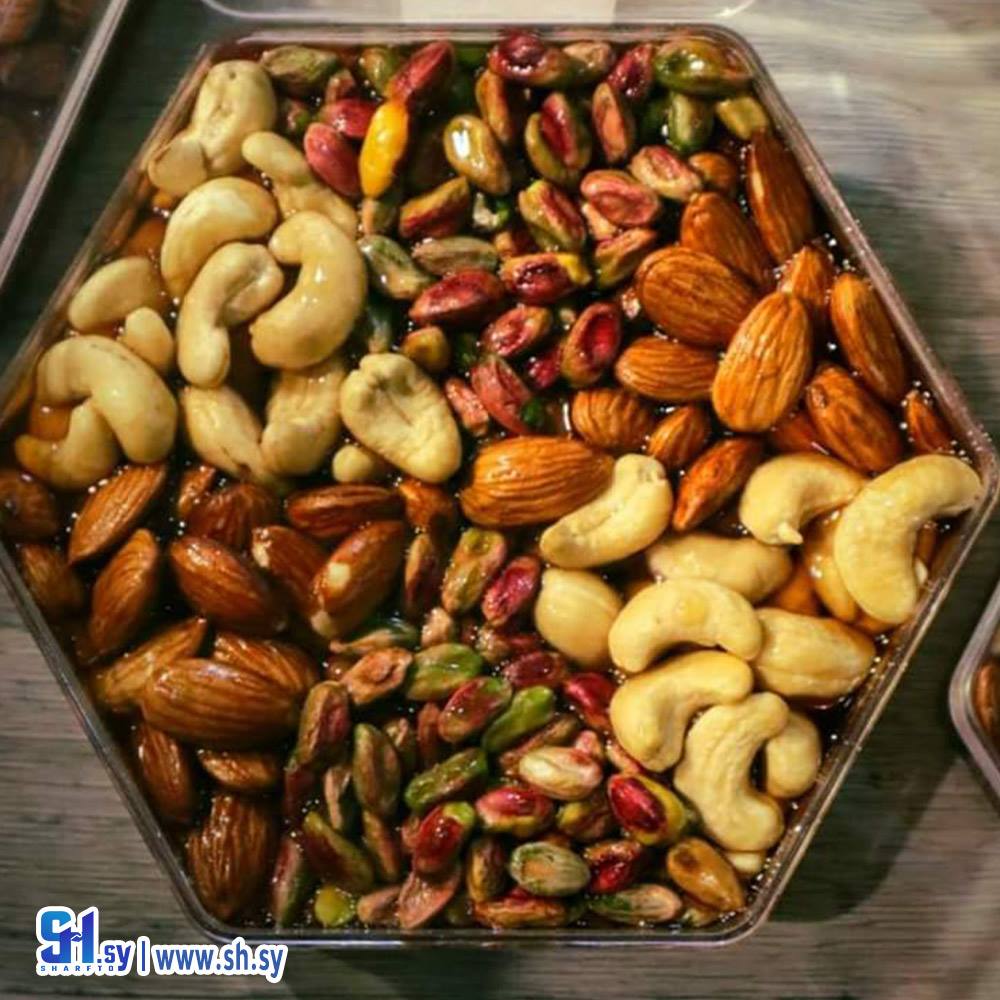 عسل بالمكسرات علبة (مناحل البستاني)