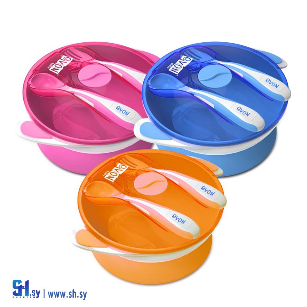 صحن طعام للاطفال ماركة evon (سندباد سوريا)