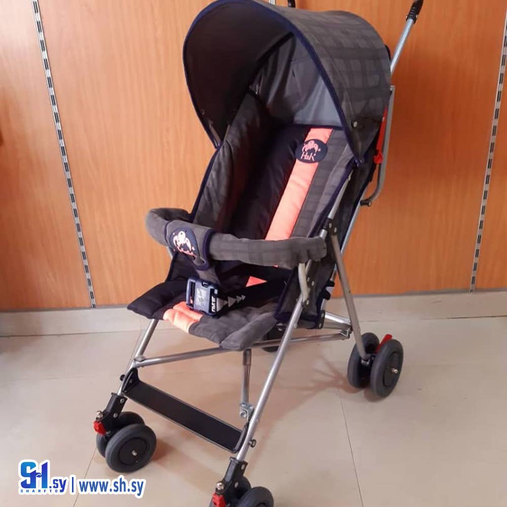 عرباية أطفال عكازة نص تسطيحة مخططة (الالعاب الذهبية)